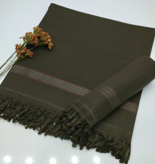 Men's winter acrylic wool shawl