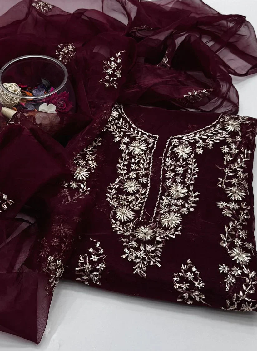 2 Pce organza Heavy LCD Gotta work