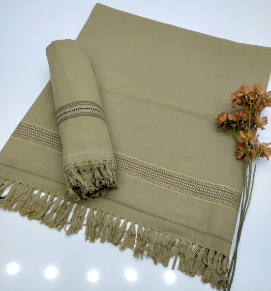 Men's winter acrylic wool shawl